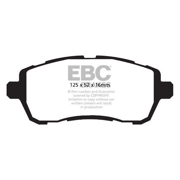 EBC Green Stuff DP22002 BRAKE PADS (GREENSTUFF) FORD VARIOUS | Euro Car ...