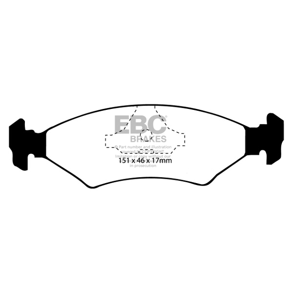 EBC Green Stuff EBC BRAKE PADS (GREENSTUFF) FORD VARIOUS