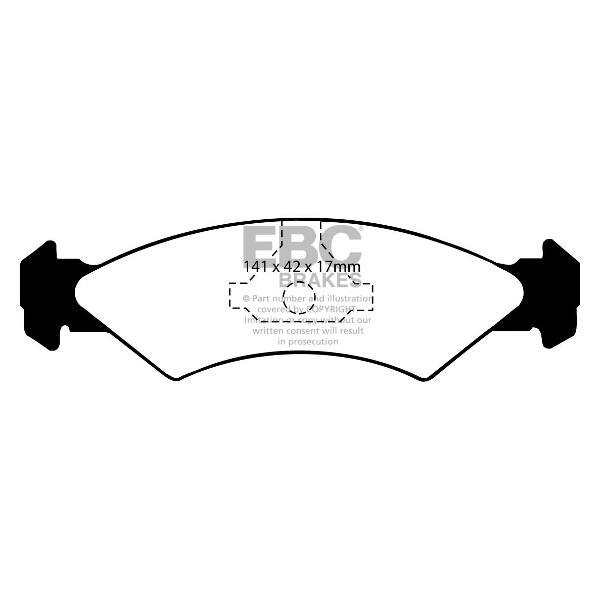 EBC Green Stuff EBC BRAKE PADS (GREENSTUFF) FORD VARIOUS