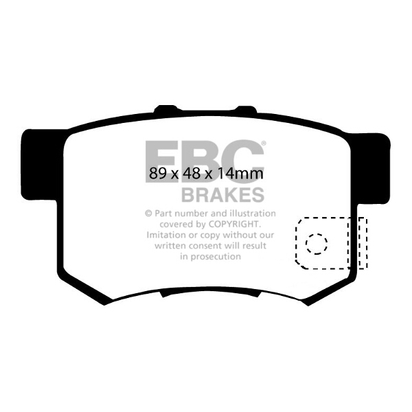EBC Yellow Stuff High Performance Brake Pad Set