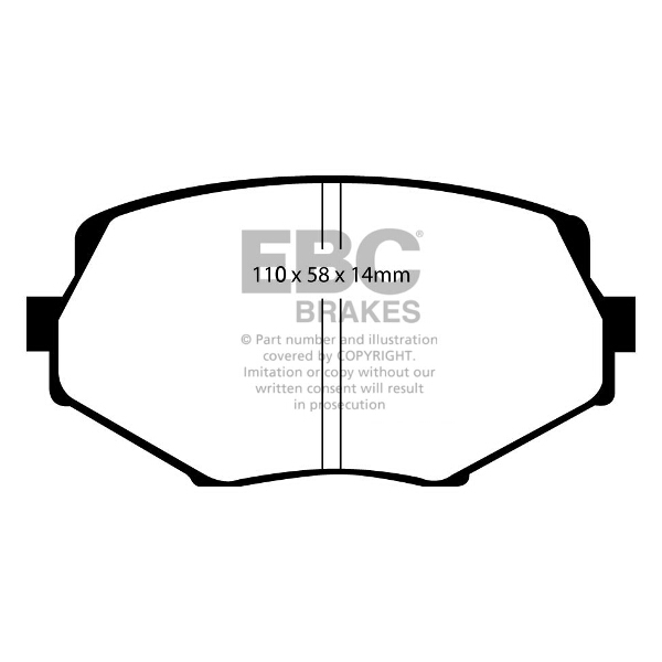 EBC Green Stuff EBC BRAKE PADS (GREENSTUFF) MAZDA VARIOUS
