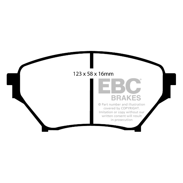 EBC Yellow Stuff High Performance Brake Pad Set
