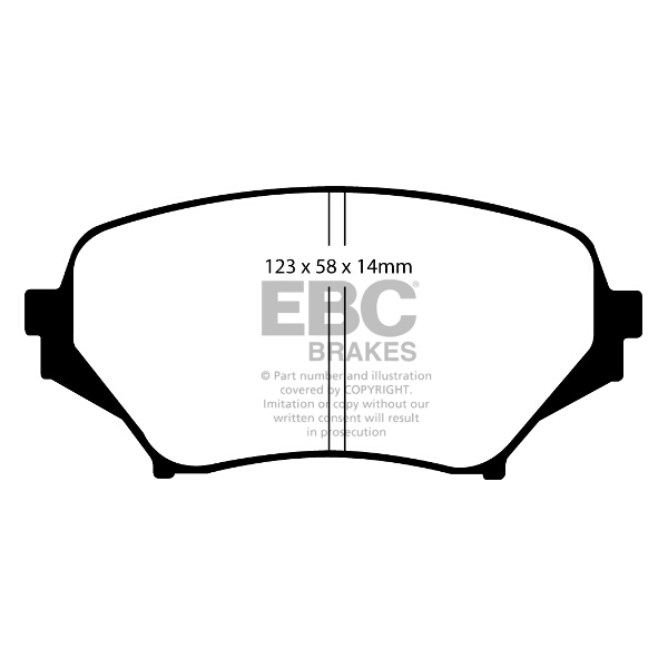 EBC Yellow Stuff High Performance Brake Pad Set