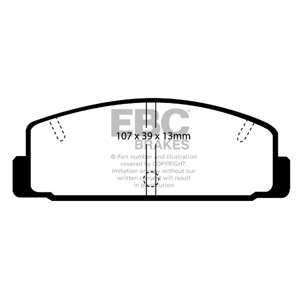 EBC Red Stuff EBC BRAKE PADS (REDSTUFF) MAZDA VARIOUS