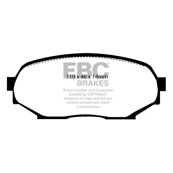 EBC Yellow Stuff EBC BRAKE PADS (YELLOWSTUFF) MAZDA VARIOUS