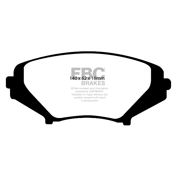 EBC Yellow Stuff EBC BRAKE PADS (YELLOWSTUFF) MAZDA VARIOUS