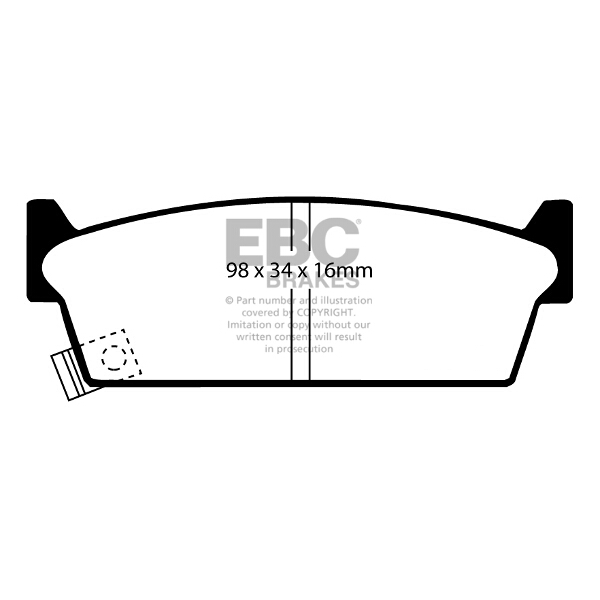 EBC Green Stuff EBC BRAKE PADS (GREENSTUFF) NISSAN VARIOUS