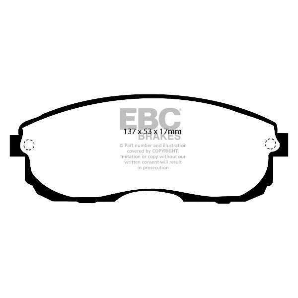EBC Red Stuff High Performance Brake Pad Set
