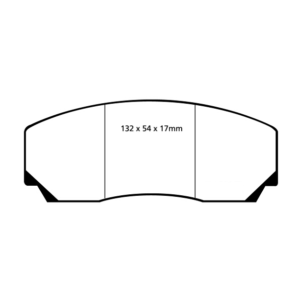 EBC Yellow Stuff High Performance Brake Pad Set
