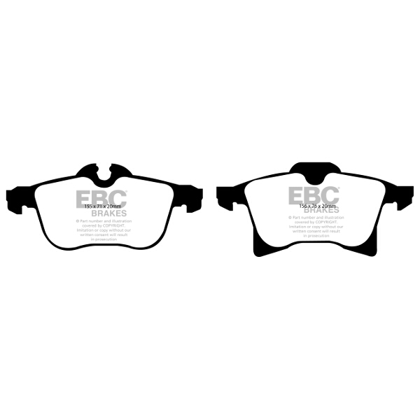 EBC Yellow Stuff EBC BRAKE PADS (YELLOWSTUFF) VAUXHALL VARIOUS