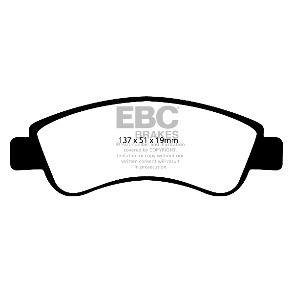 EBC Green Stuff High Performance Brake Pad Set