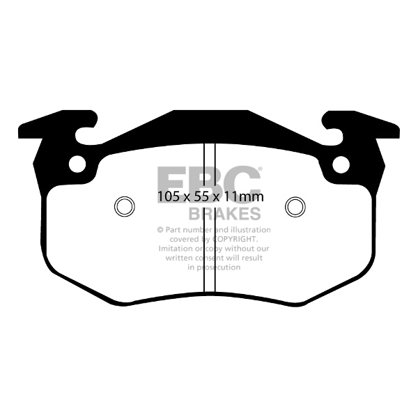 EBC Yellow Stuff EBC BRAKE PADS (YELLOWSTUFF) RENAULT VARIOUS
