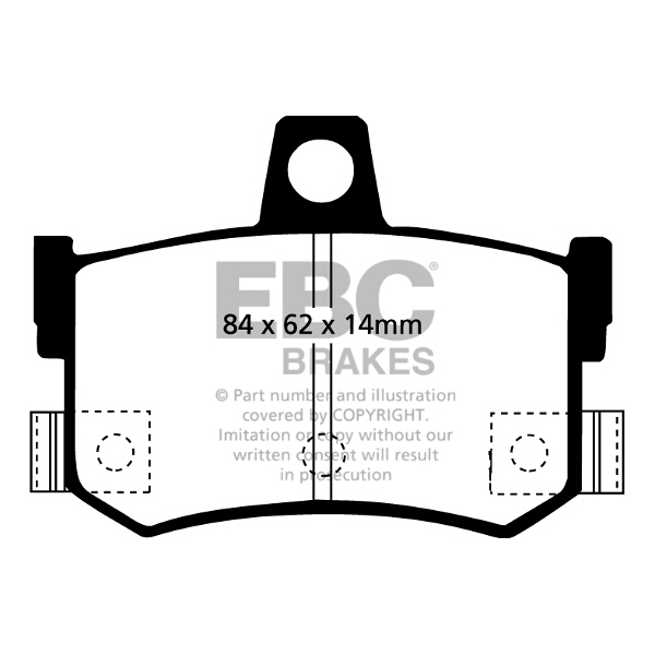 EBC Red Stuff High Performance Brake Pad Set