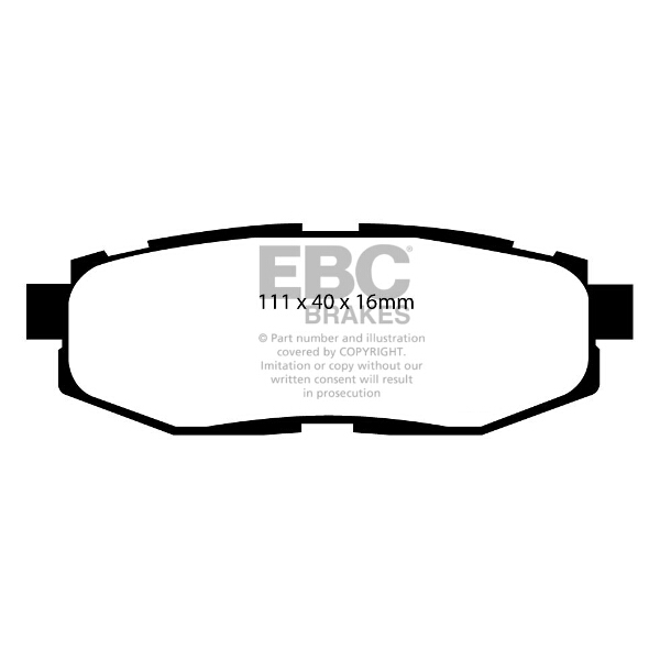 EBC Yellow Stuff EBC BRAKE PADS (YELLOWSTUFF) SUBARU VARIOUS