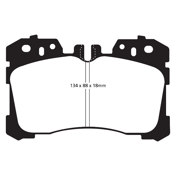 EBC Red Stuff High Performance Brake Pad Set