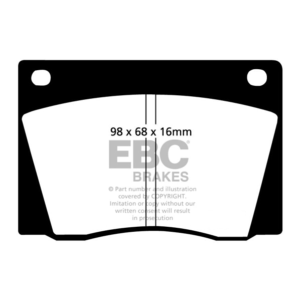 EBC Green Stuff EBC BRAKE PADS (GREENSTUFF) ASTON MARTIN VARIOUS