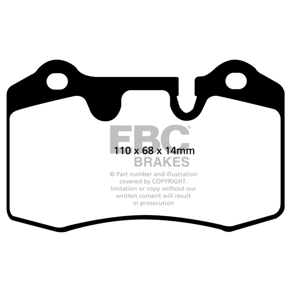 EBC Red Stuff EBC BRAKE PADS (REDSTUFF) ASTON MARTIN VARIOUS
