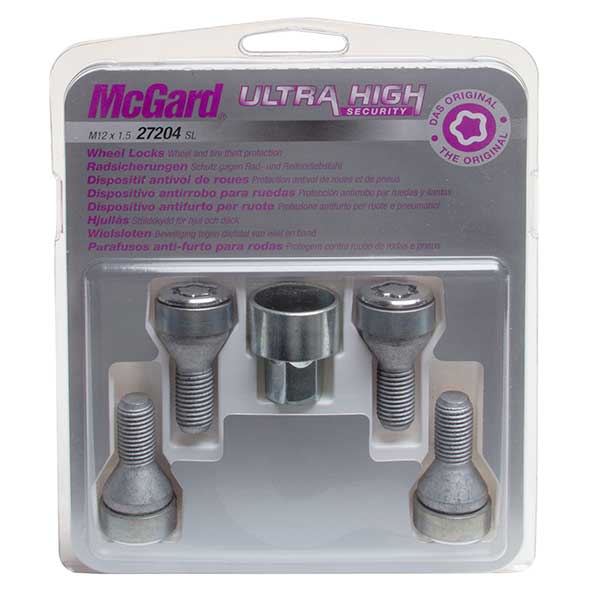 Mcgard Locking Bolt Set (Uhs) M12X1.5 24mm 60 Deg BMW/mercedes/vauxhall/renau | Euro Car Parts