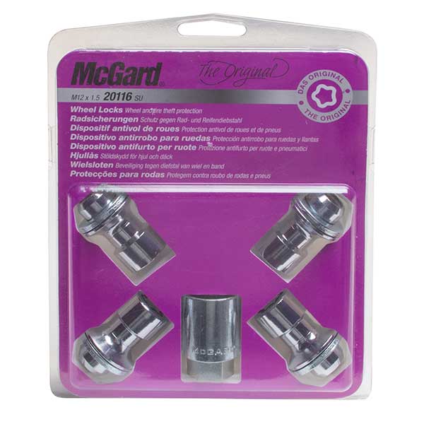 Mcgard Locking Nut Set M12X1.5 Flat Jaguar X-Type/s-Type | Euro Car Parts