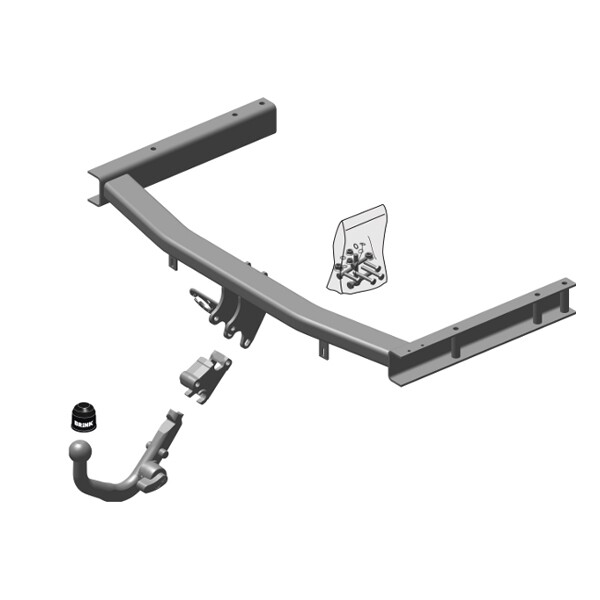 Brink Diagonal Detachable  (Brink Detachable Tow Bar Audi A4 Convertible (8H7  B6  8He  B7))