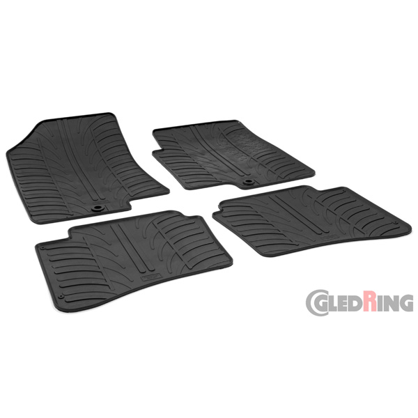 Gledring TYRE TREAD RUBBER MAT SET (GLED) SET OF 4 HYUNDAI i20 2014