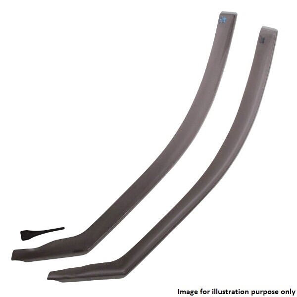 ClimAir  (Wind Deflectors Smoked Front Pair PROFI2 VAUXHALL)