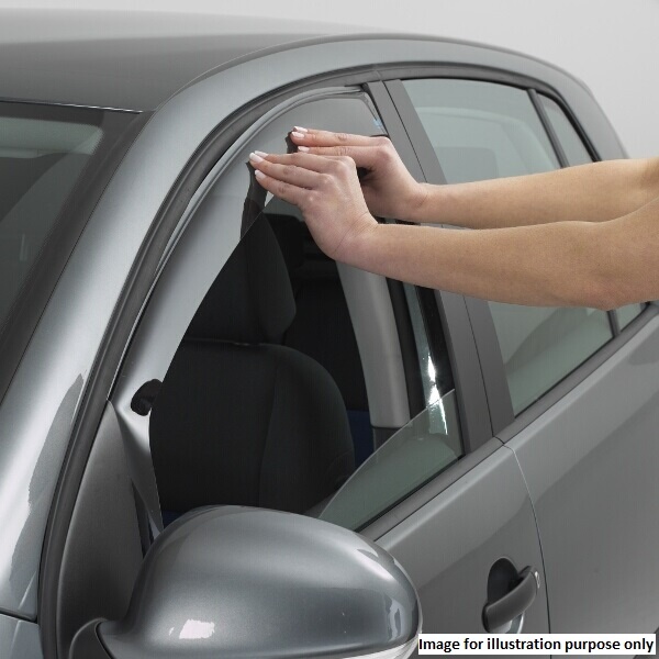 ClimAir Front Wind Deflectors Smoked Profi2 Seat | Euro Car Parts