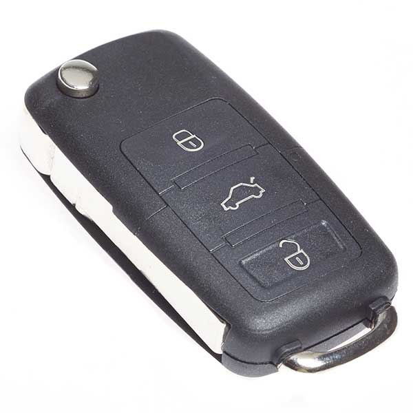 Propart Key Fob & Blade  Various VW Seat Skoda  3 Button   Without Alarm Switch