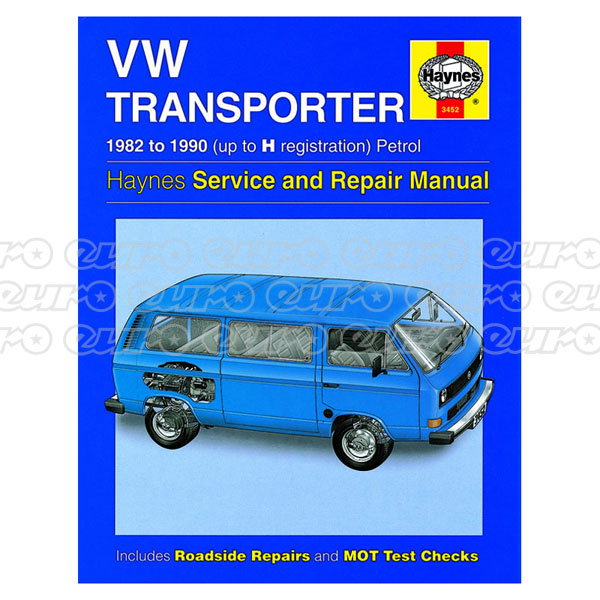 Haynes Workshop Manual VW Transporter (water-cooled) Petrol (82 - 90 ...