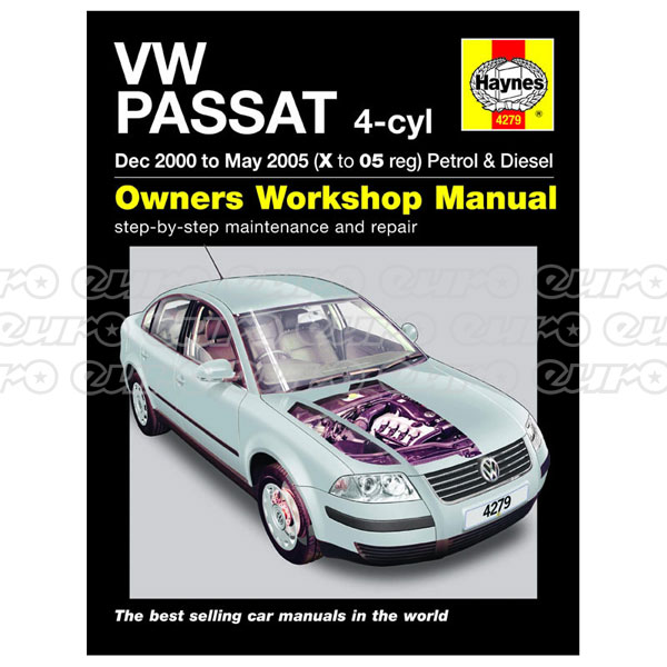 Haynes Workshop Manual VW Passat Petrol & Diesel (Dec 00 - May 05) X to 05