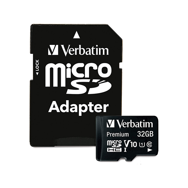 Verbatim Verbatim 32GB Micro SD Card with Adaptor