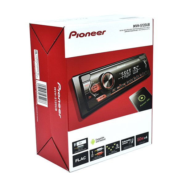 Pioneer MVH-S120UB Mechless Car Stereo with USB