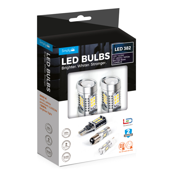 Simply SIMPLY 382 21LED WHITE TWIN PACK