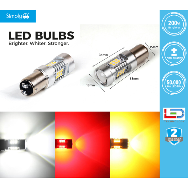 Simply SIMPLY 382 21LED WHITE TWIN PACK