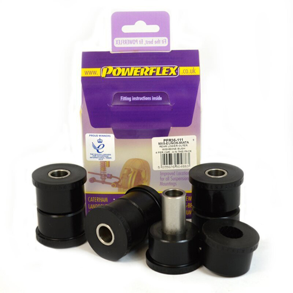 Powerflex Rear Wishbone Bush (Set Of 4) Mazda Mx5/eunos/miata All 89> | Euro Car Parts