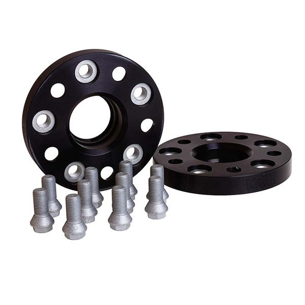 H&R 60mm Wheel Spacers For BMW X5 E70 - Black Track Plates (Part # B60757404)