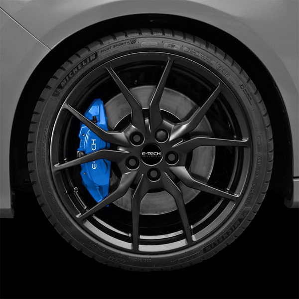 E-TECH Blue Brake Caliper Paint Kit (Includes Cleaner, Paint, Brush)