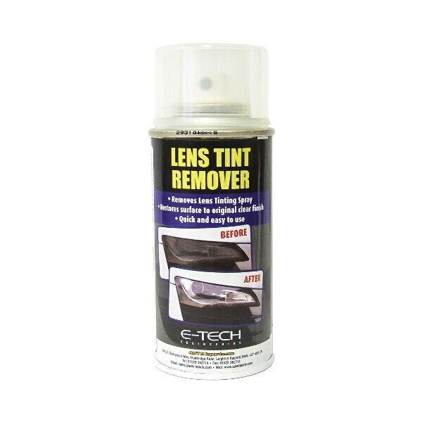 E-TECH Lens Tint Kit (Spray Paint & Spray Remover) Red