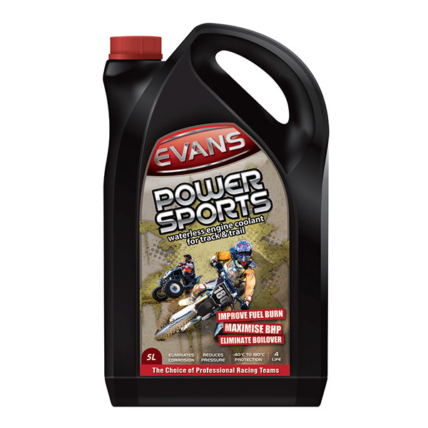 Evans PowerSports Waterless Coolant (Motorcycle) 5Ltr