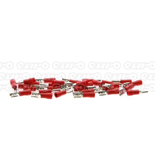 Red Female 2.8mm Connector (PK30)