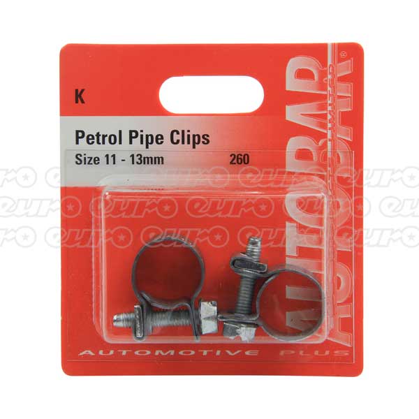 Petrol Pipe Clips 11 - 13mm