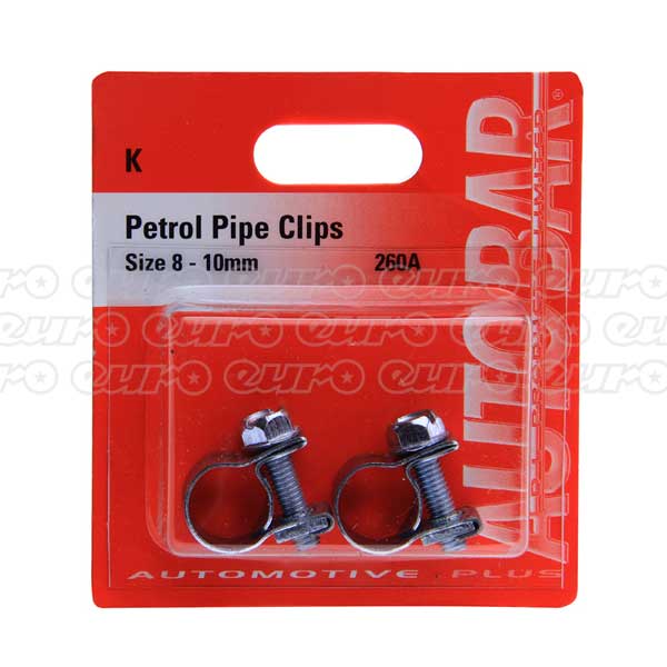 Petrol Pipe Clips  8 - 10mm