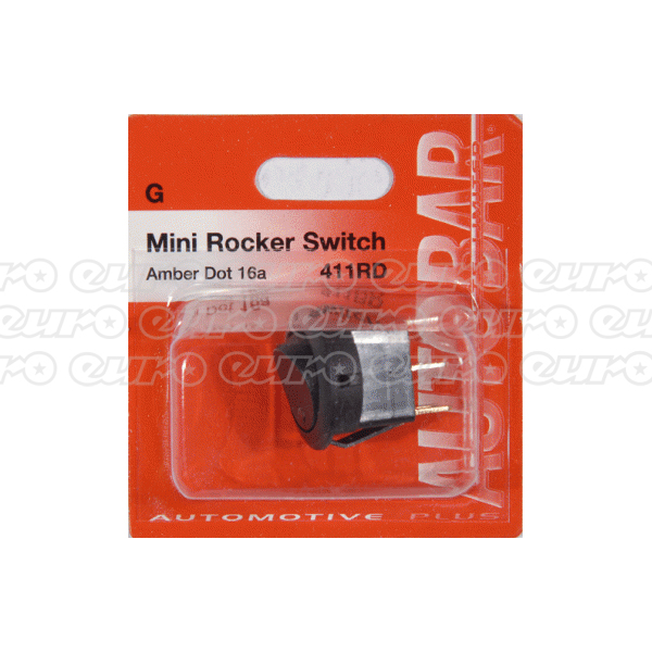 Rocker Switch Amber Dot
