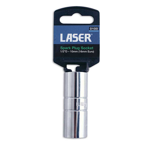 Laser 0100 Spark Plug Socket 1/2"D 16mm
