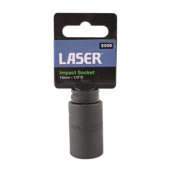 Laser Socket - Air Impact 1/2"D 15mm