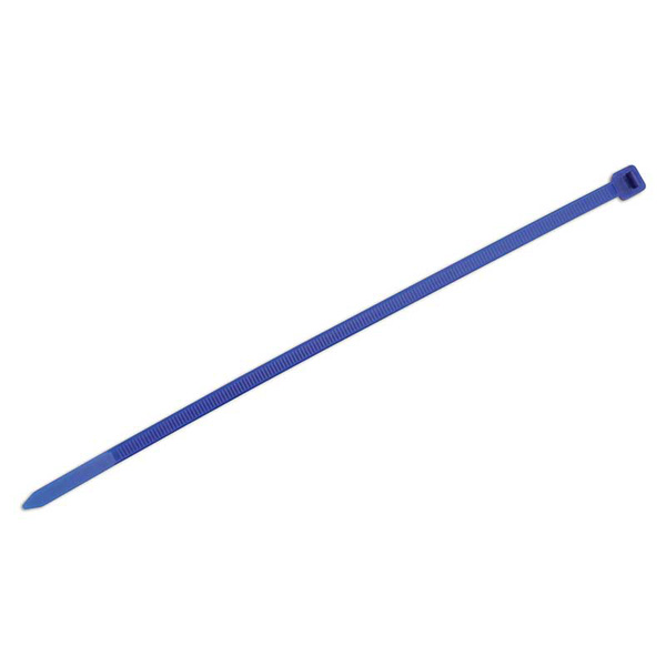 Connect Blue Cable Tie 200mm x 4.8mm - Pack 100