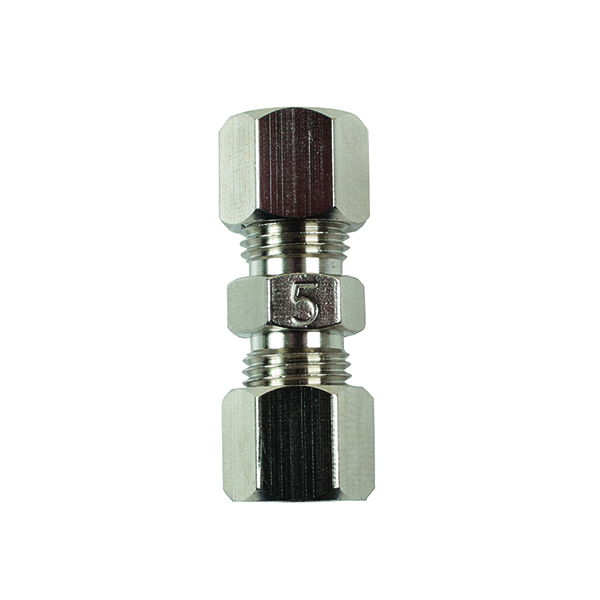 Brake Line Connectors 5mm Pack 5 Euro Car Parts