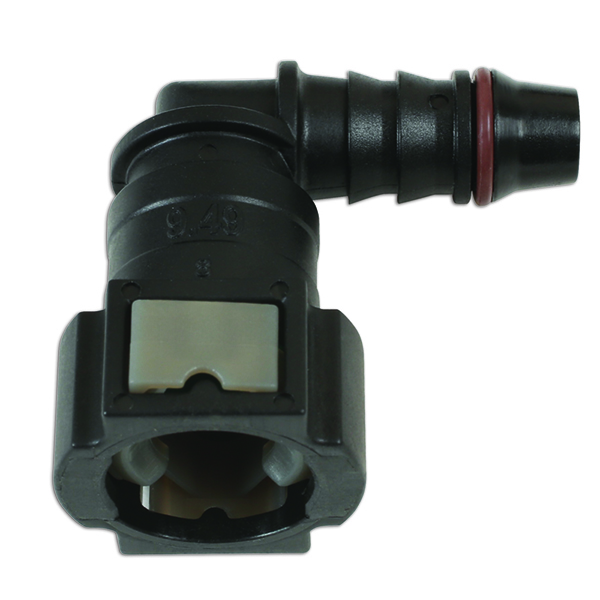 Connect 37208 90° Angled Fuel Line Quick Connectors 9.49 x 8mm 3pc