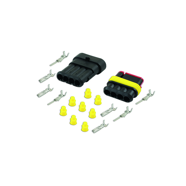 Connect Automotive Electric Supaseal Connector Kit 4 Pin - 18 Pieces