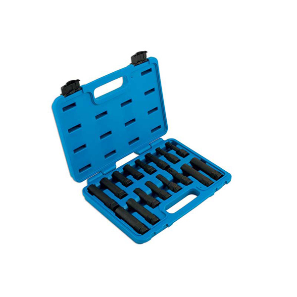 Laser Locking Wheel Nut Master Key Set 16pc Euro Car Parts